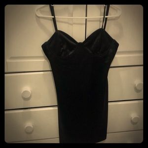 Black tight dress
